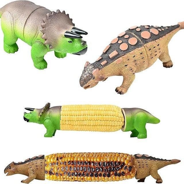 🦖 Dino Bite Corn Holders 🌽Turn Ordinary Corn Into The Most Fun Thing On The Table🧒