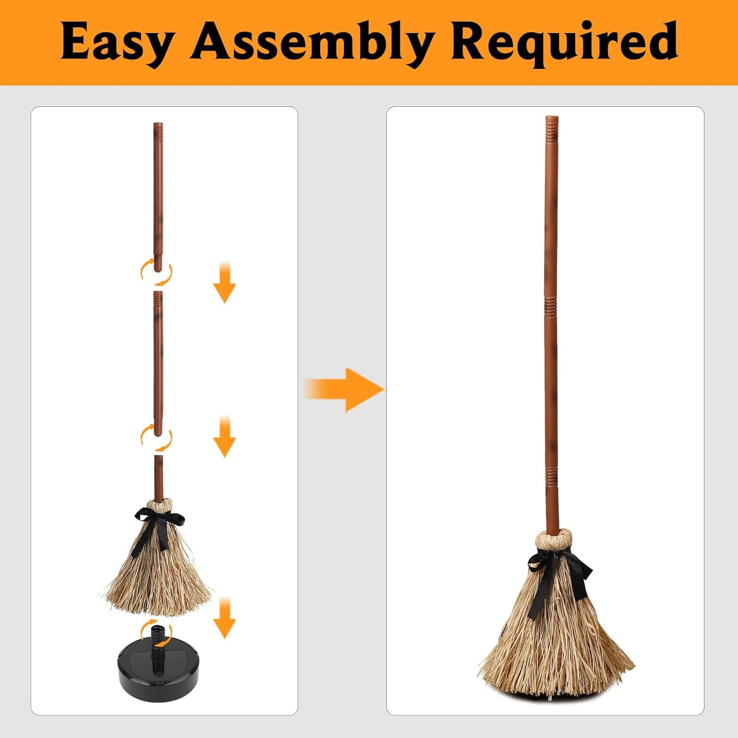 🧙‍♀️🪄Floating Witch's Broom –Haunted Dancing Broom