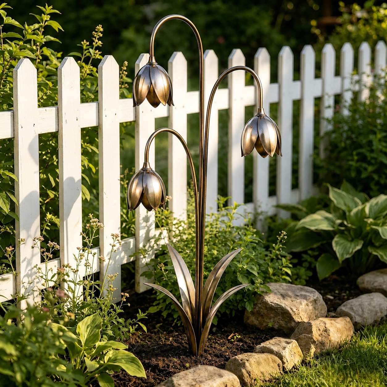 🔔 Enchanting Lily-of-the-Valley Garden Stakes – Add Charm & Gentle Melody to Your Outdoor Space