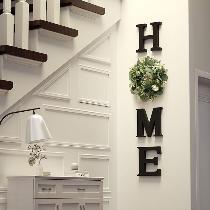 🏡Small sign, big warmth❤️Wooden "HOME" Letter Sign – Modern Farmhouse Wall Decor