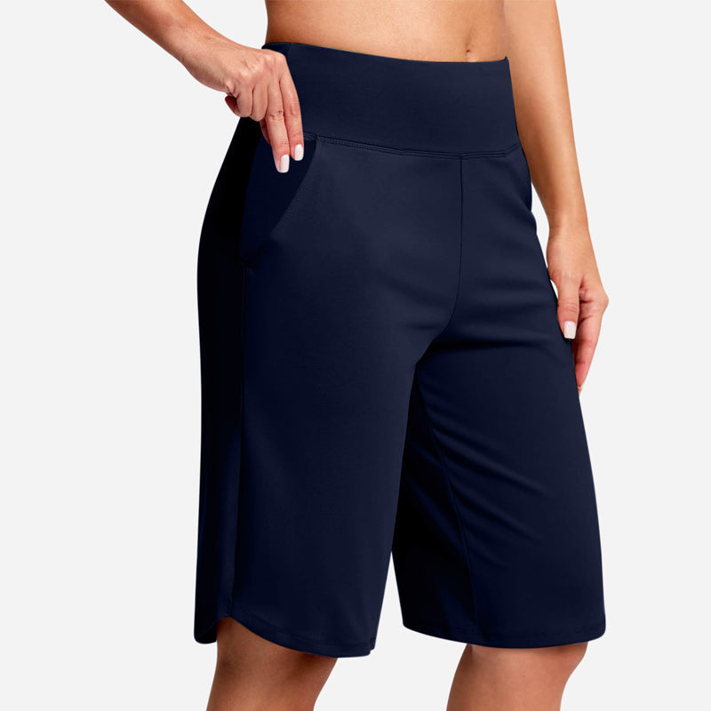 ⏰Last Day Sale 49% OFF🔥Women's High-Waist Yoga Shorts with Pockets