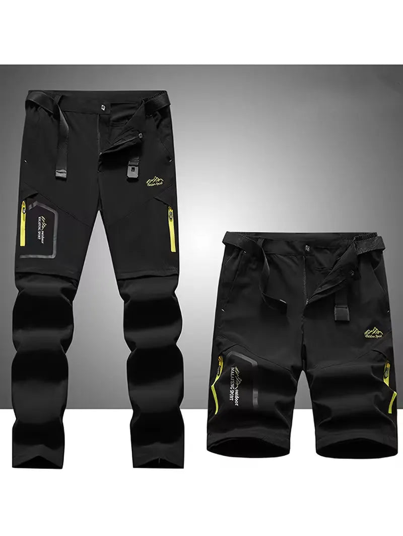 Men's 4-Season Convertible Hiking Pants | Waterproof & Quick-Dry