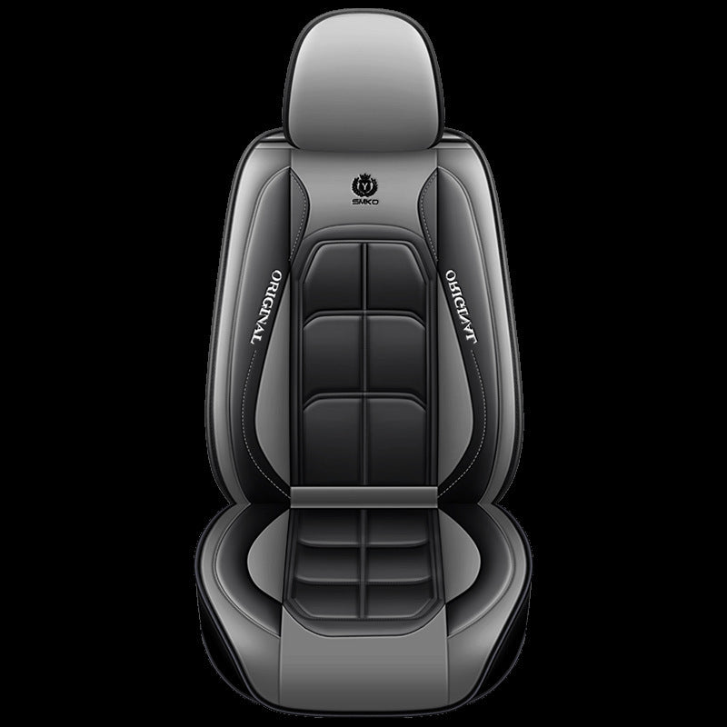 🚗Full-coverage PU Leather Car Seat Covers – Universal, suitable for sedans, SUVs, and trucks