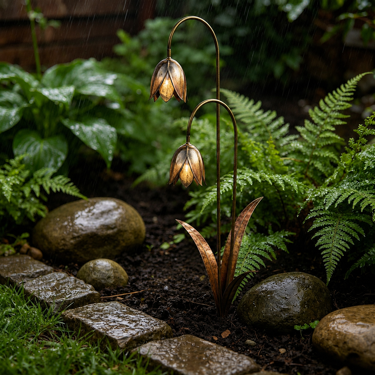 🔔 Enchanting Lily-of-the-Valley Garden Stakes – Add Charm & Gentle Melody to Your Outdoor Space