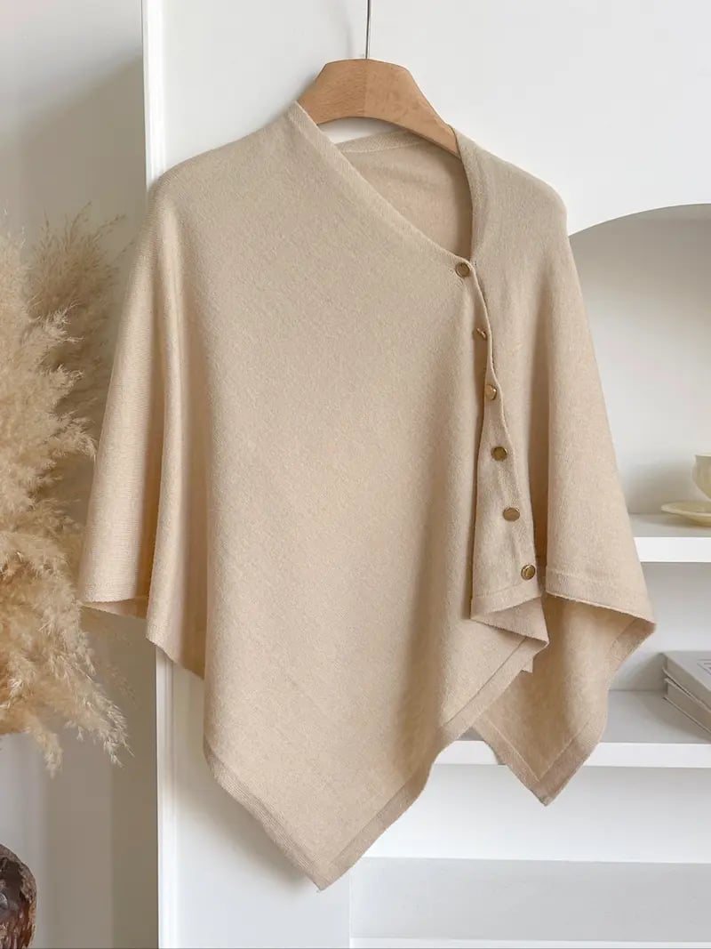Women's Versatile Knitted Shawls Scarf Poncho Sweater-🍂 Cozy Autumn Cape