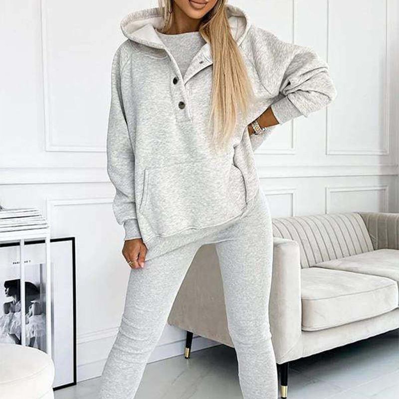 💜 Hooded Casual and Comfortable Sweatshirt Suit