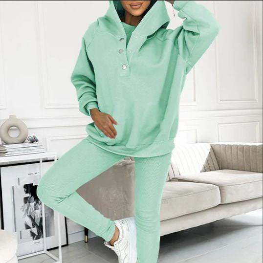 💜 Hooded Casual and Comfortable Sweatshirt Suit