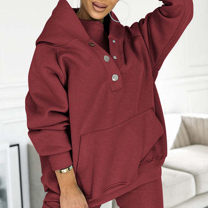 💜 Hooded Casual and Comfortable Sweatshirt Suit