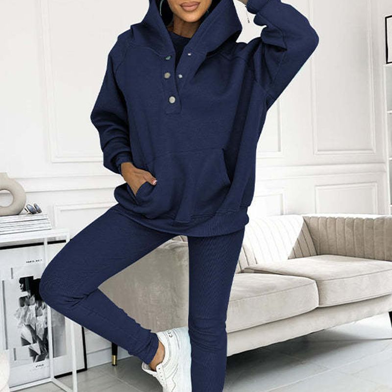 💜 Hooded Casual and Comfortable Sweatshirt Suit