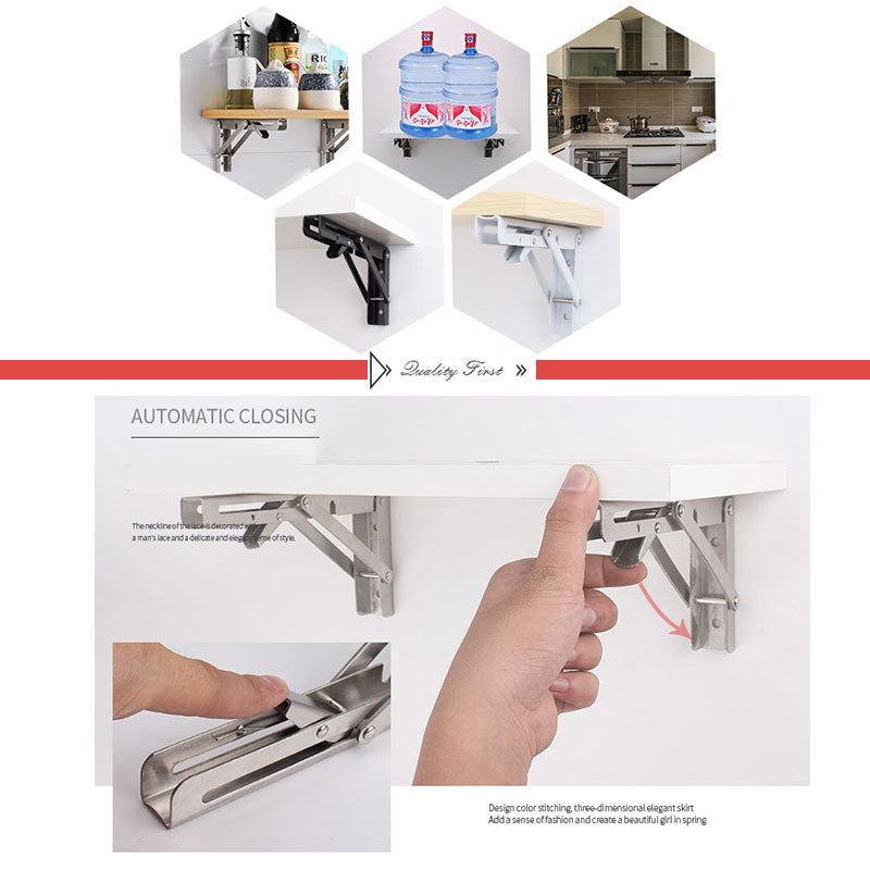 ✏️DIY Wall Mounted Folding Bracket