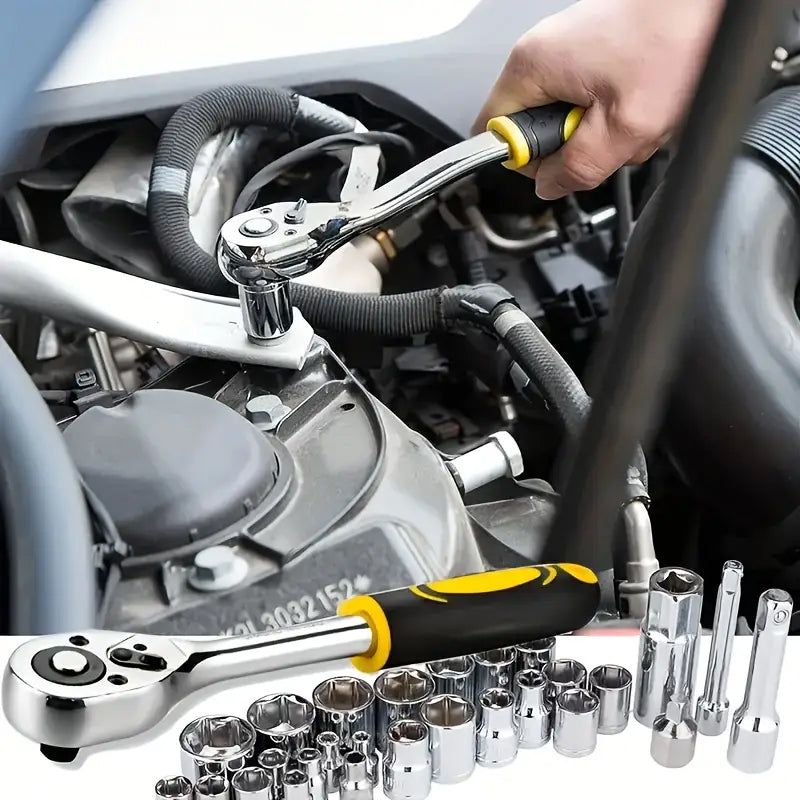 💥Free Shipping💥 108 PCS Mechanic Tool Set for Auto & Household Repair