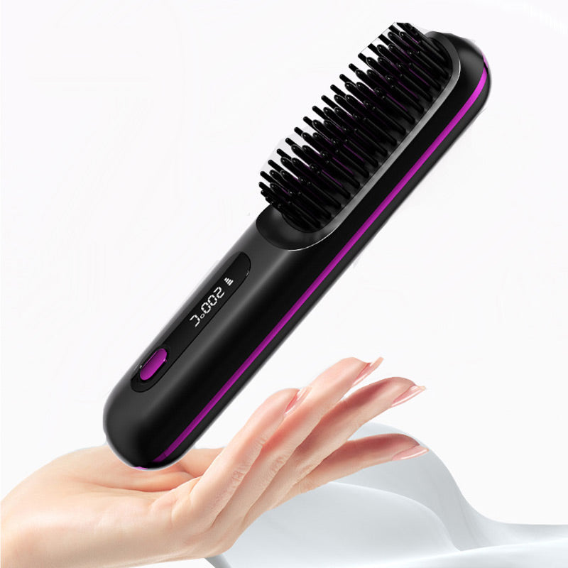 🔥Wireless Ceramic Heating Hair Straightening Comb