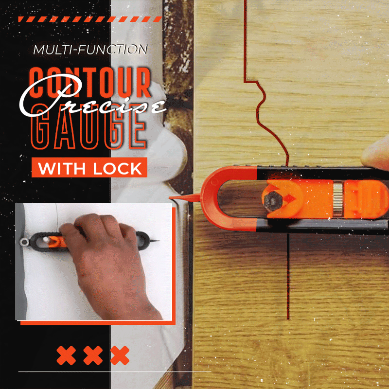 🔥Irregular Contour Measuring Radian Ruler with Lock
