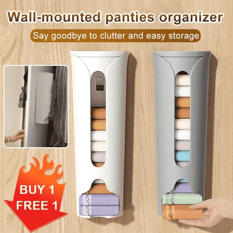 🔥Wall Mounted Socks Panties Storage Box