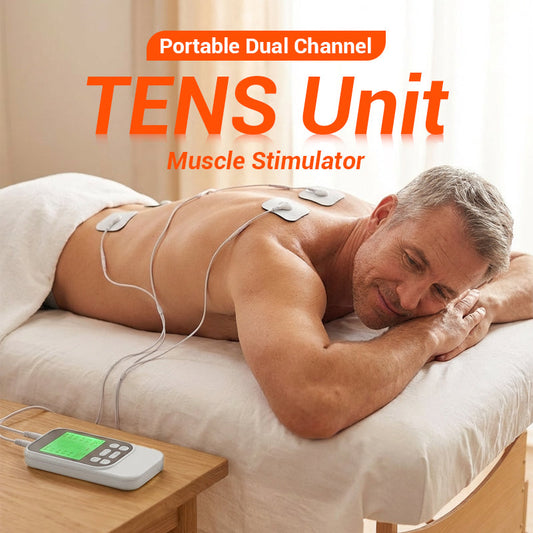🔥Portable Dual Channel TENS Unit Muscle Stimulator