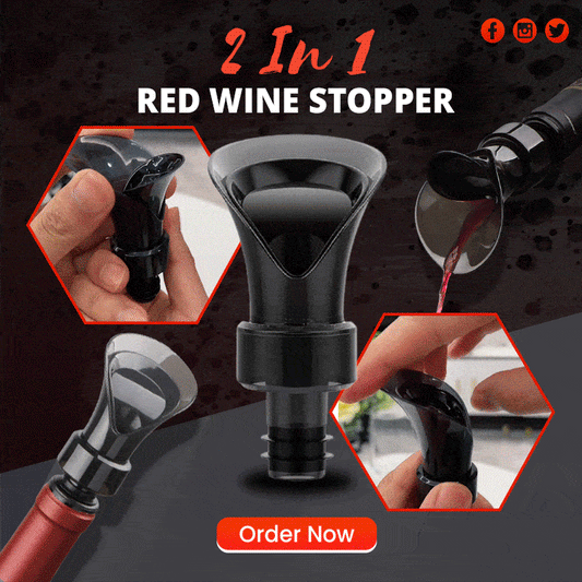 🍷2-in-1 Wine Saver – Vacuum Pump & Sealer, Preserves Freshness & Aroma ✨