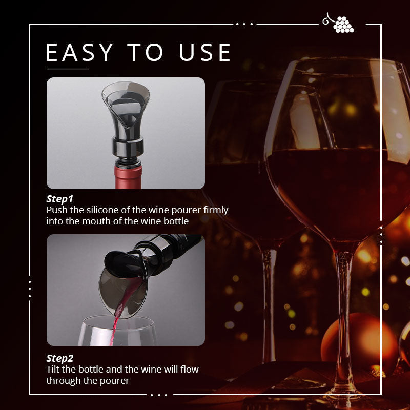 🍷2-in-1 Wine Saver – Vacuum Pump & Sealer, Preserves Freshness & Aroma ✨