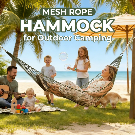 Mesh Rope Hammock for Outdoor Camping