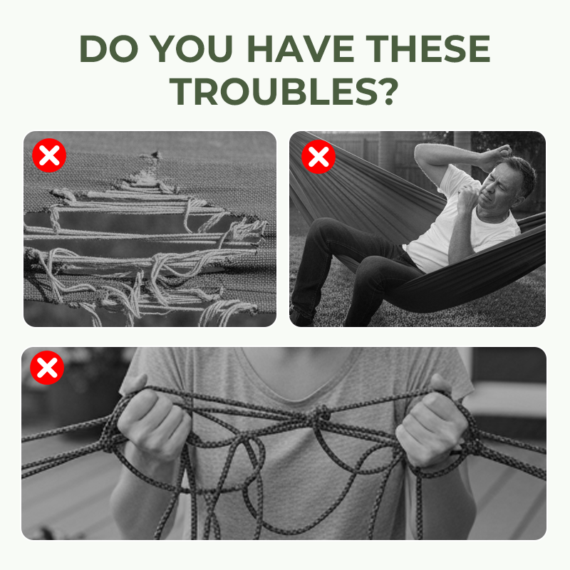 Mesh Rope Hammock for Outdoor Camping