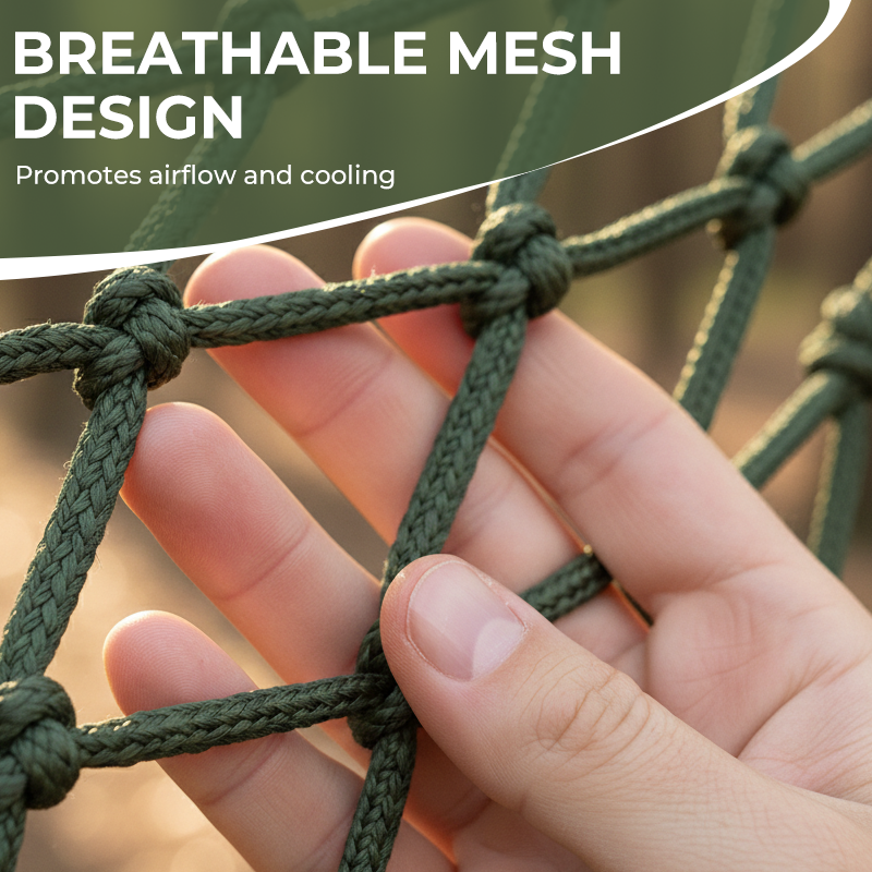 Mesh Rope Hammock for Outdoor Camping