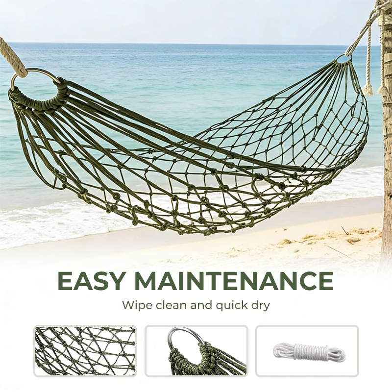 Mesh Rope Hammock for Outdoor Camping