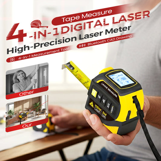 ⏰4-in-1 Digital Laser Tape Measure