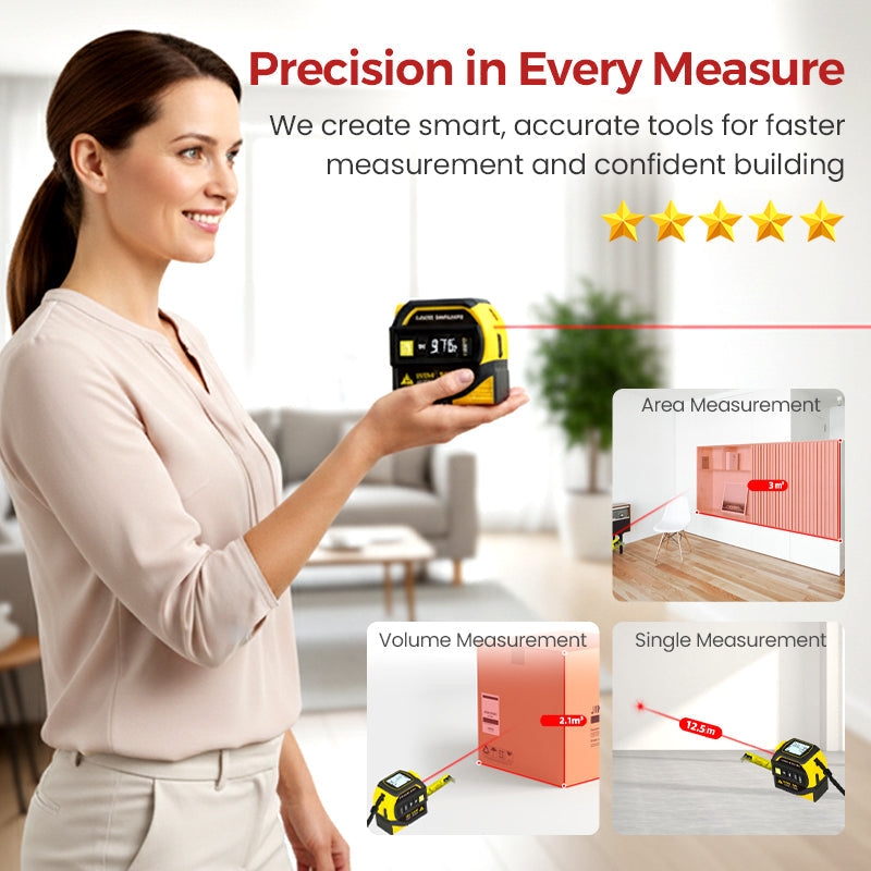 ⏰4-in-1 Digital Laser Tape Measure