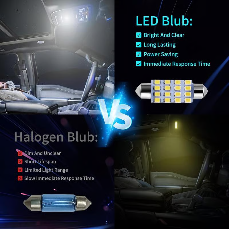 💡 42-Piece Ultra-Bright LED Car Interior Lighting Kit – Plug & Play Upgrade for Your Ride ✨