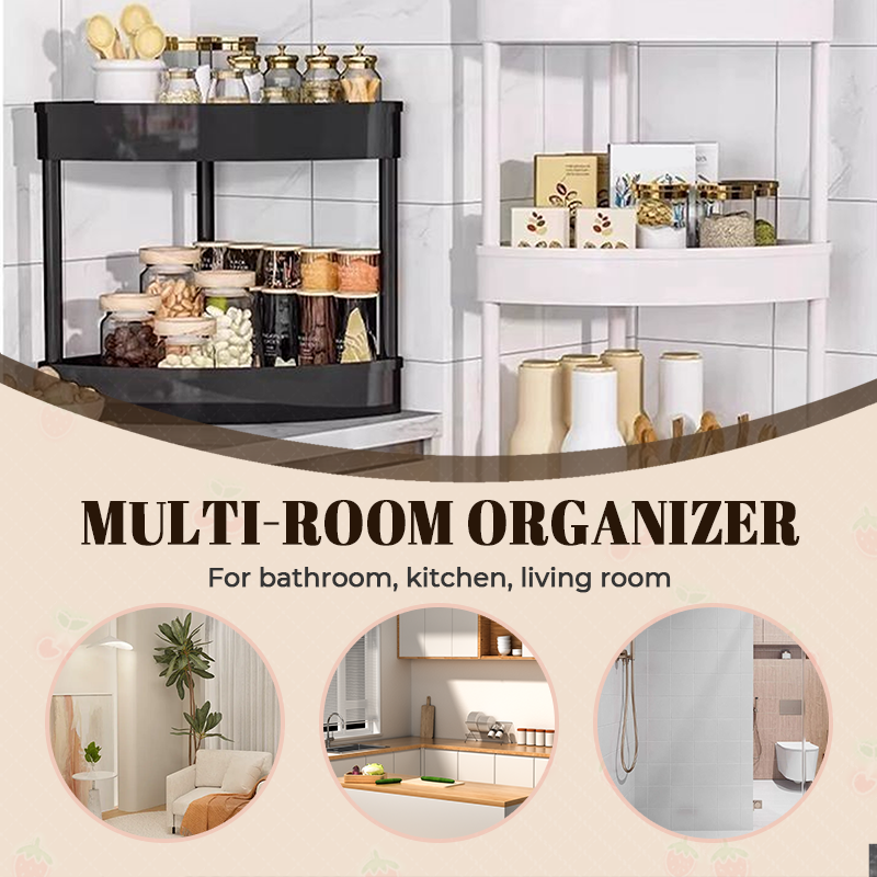 🔥Corner Storage Rack with Wheels