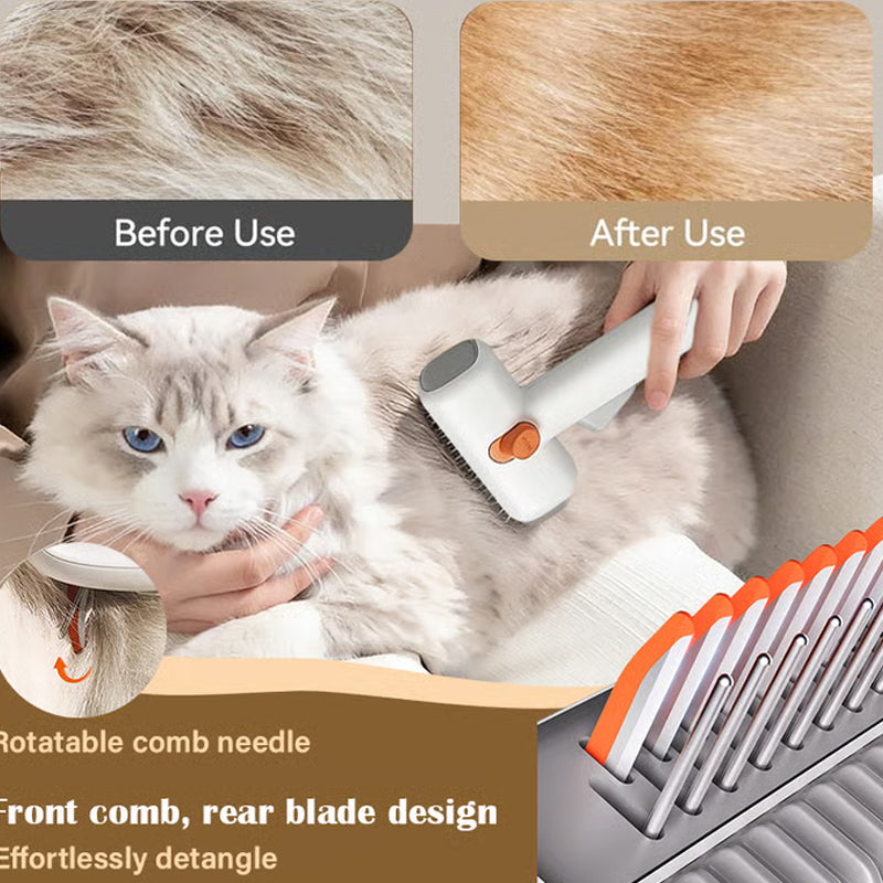 2-in-1 Pet Detangling & Grooming Comb