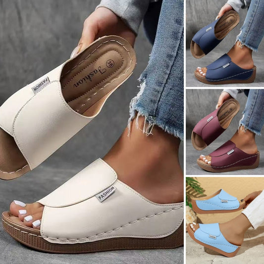 👡Women's Casual Wedge Slide Sandals