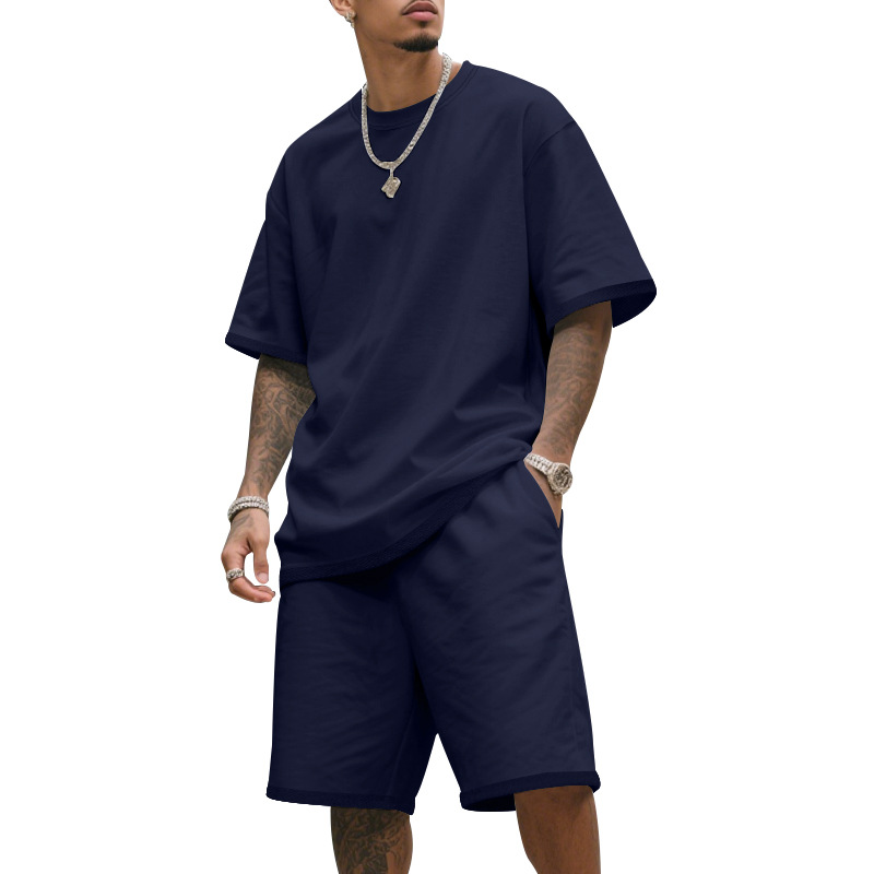 🔥40% OFF！💪Men's Casual Two-Piece T-Shirt and Shorts Set