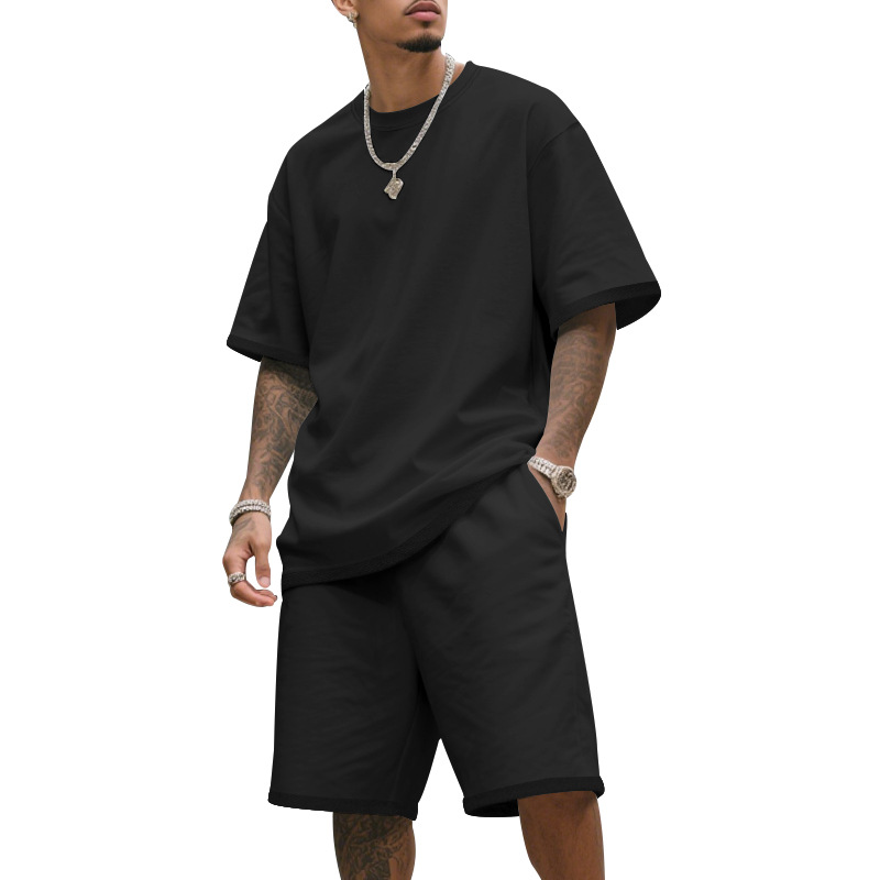 🔥40% OFF！💪Men's Casual Two-Piece T-Shirt and Shorts Set