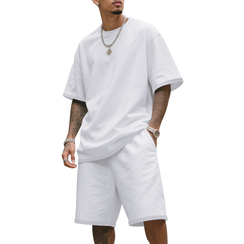 🔥40% OFF！💪Men's Casual Two-Piece T-Shirt and Shorts Set