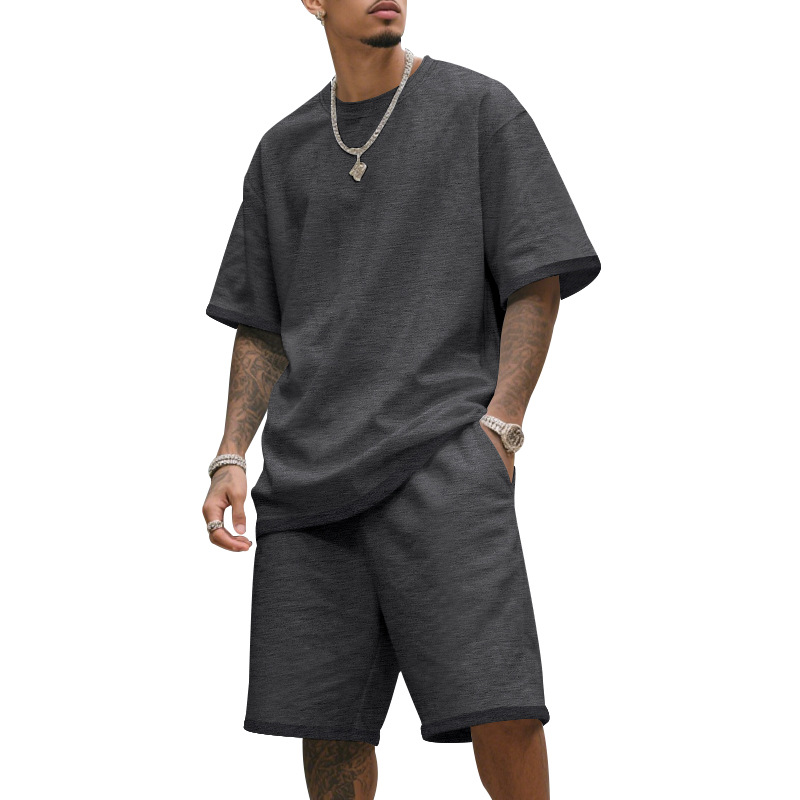 🔥40% OFF！💪Men's Casual Two-Piece T-Shirt and Shorts Set