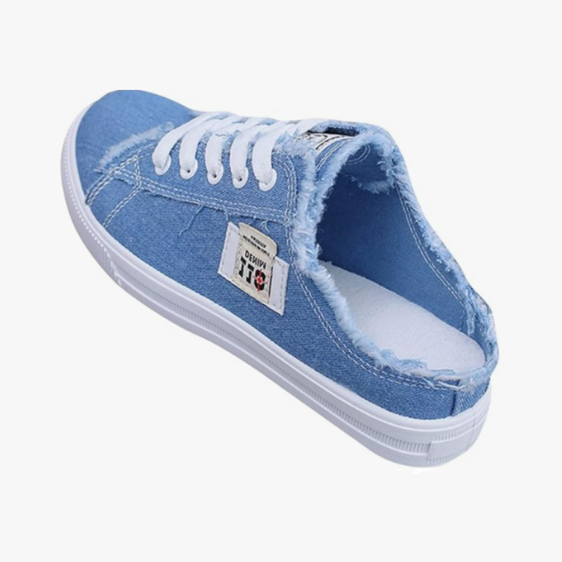💐50% OFF! Women's Denim Slip-On Mules – Comfortable Sole & Casual Look 👟☀️