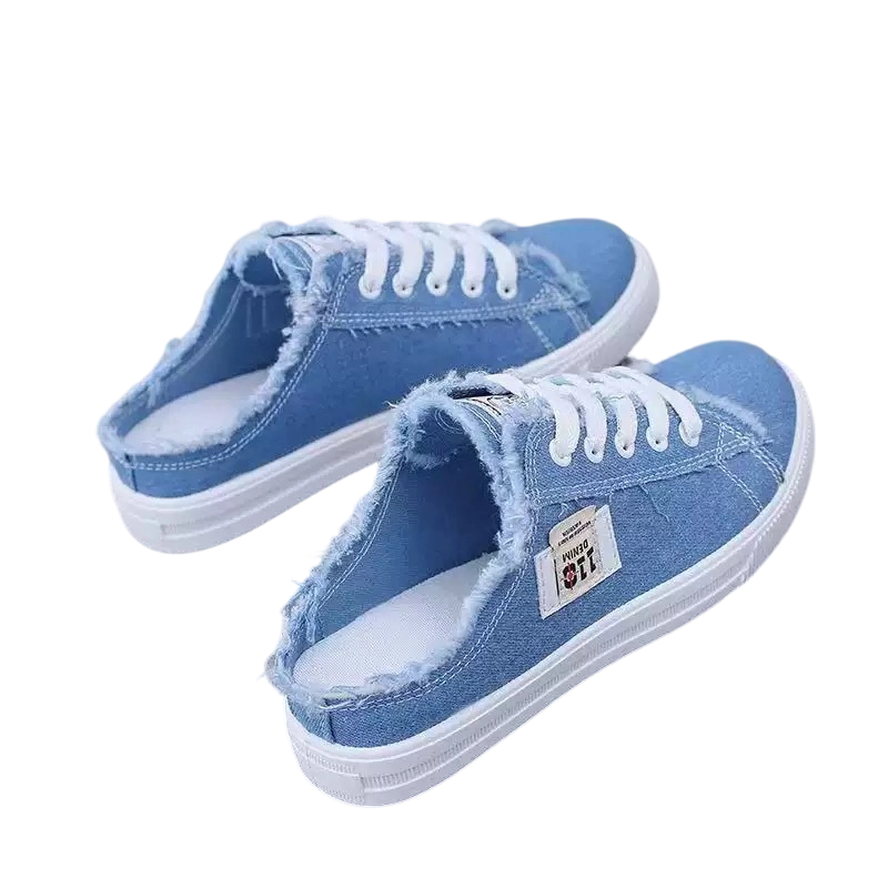 💐50% OFF! Women's Denim Slip-On Mules – Comfortable Sole & Casual Look 👟☀️