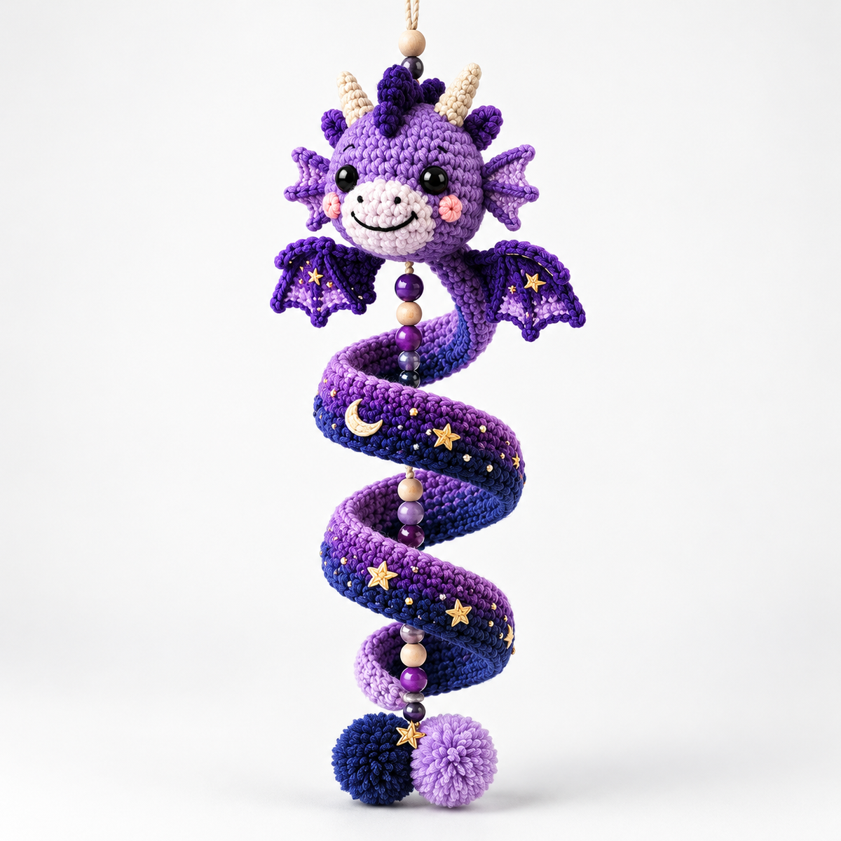 Dracora – Spiral Dragon Crochet Ornament Kit
