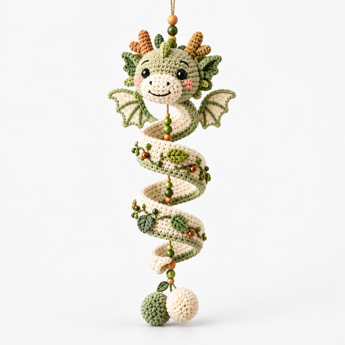 Dracora – Spiral Dragon Crochet Ornament Kit
